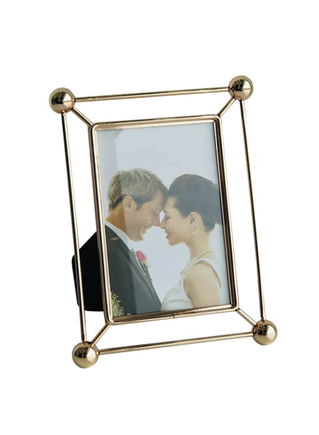 ASLCM-0140 Gold Altın Detaylı Metal Resim Fotoğraf Çerçeve - Görsel 1