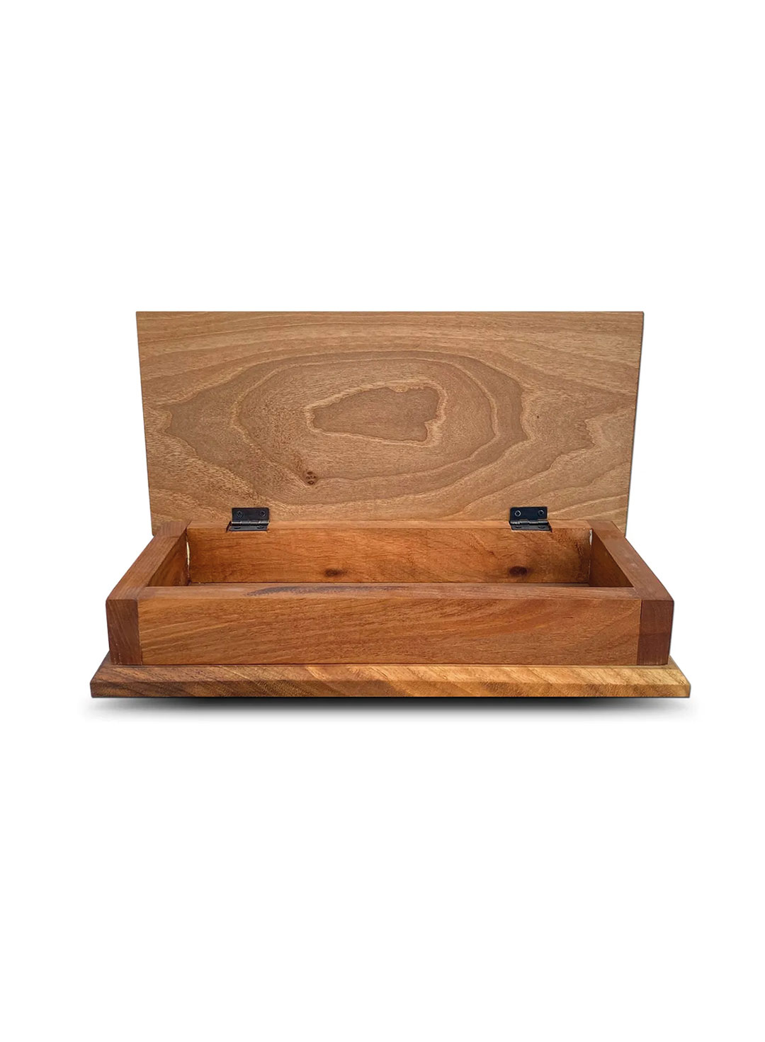 ASİLWOOD00146-1 Ceviz Ağacından Desenli Tespihlik Organizer Hediyelik Çok Amaçlı Doğal Ahşap Dekoratif Kutu - Görsel 1