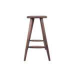Doğal Masif Ahşap Kahverengi Thonet Ev Cafe Restaurant Tonet Yuvarlak Oval Bar Tabure Sandalye